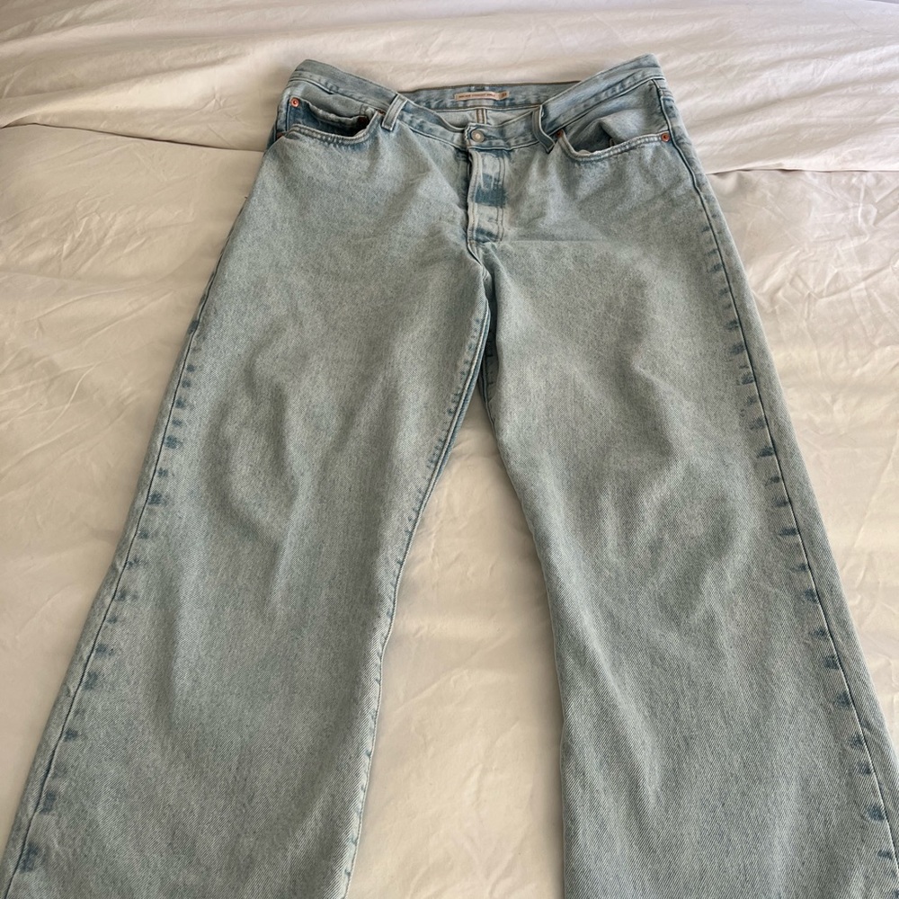 Levi’s Ribcage Straight Ankle Jeans SZ 33